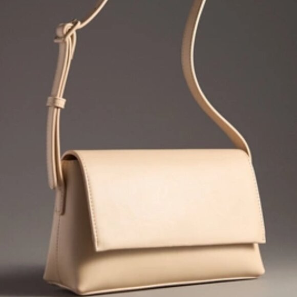 By Anthropologie Foldover Shoulder Bag NWT - Picture 1 of 3